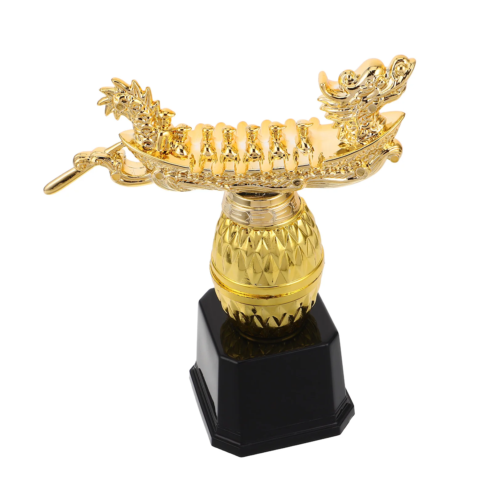 

Gold Plastic Dragon Boat Trophy Cup Winner Award Trophy for Rowing Competition Sports Tournament Parties Celebrations