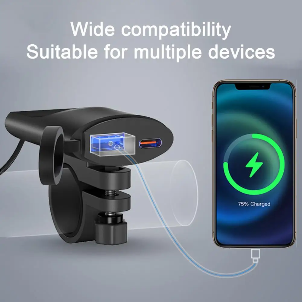 High-grade Abs Material Car Charger Overheating Protection Car Charger Waterproof Dual Usb Type C Pd Quick Charge 3.0 for Phone