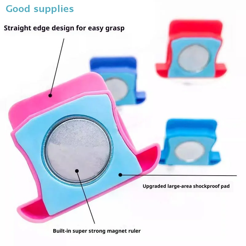 Magnet Lock Stitcher New Multi-purpose Magnet Gauge Edge Polygonal Anti-Curling Plastic Positioner Sewing Machine Accessories