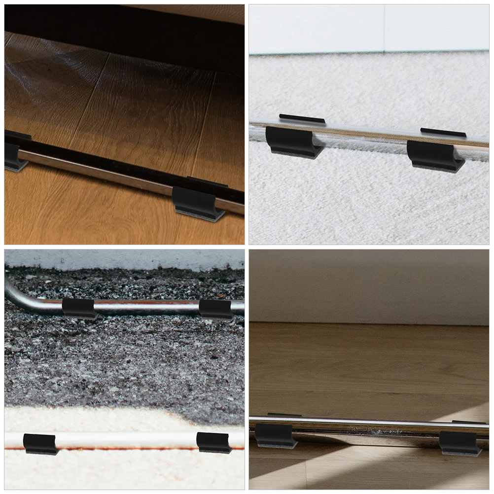 Protector de silla de escalera plegable, 4 piezas, Protector de suelo de fieltro para exteriores, almohadillas de plástico parachoques para muebles