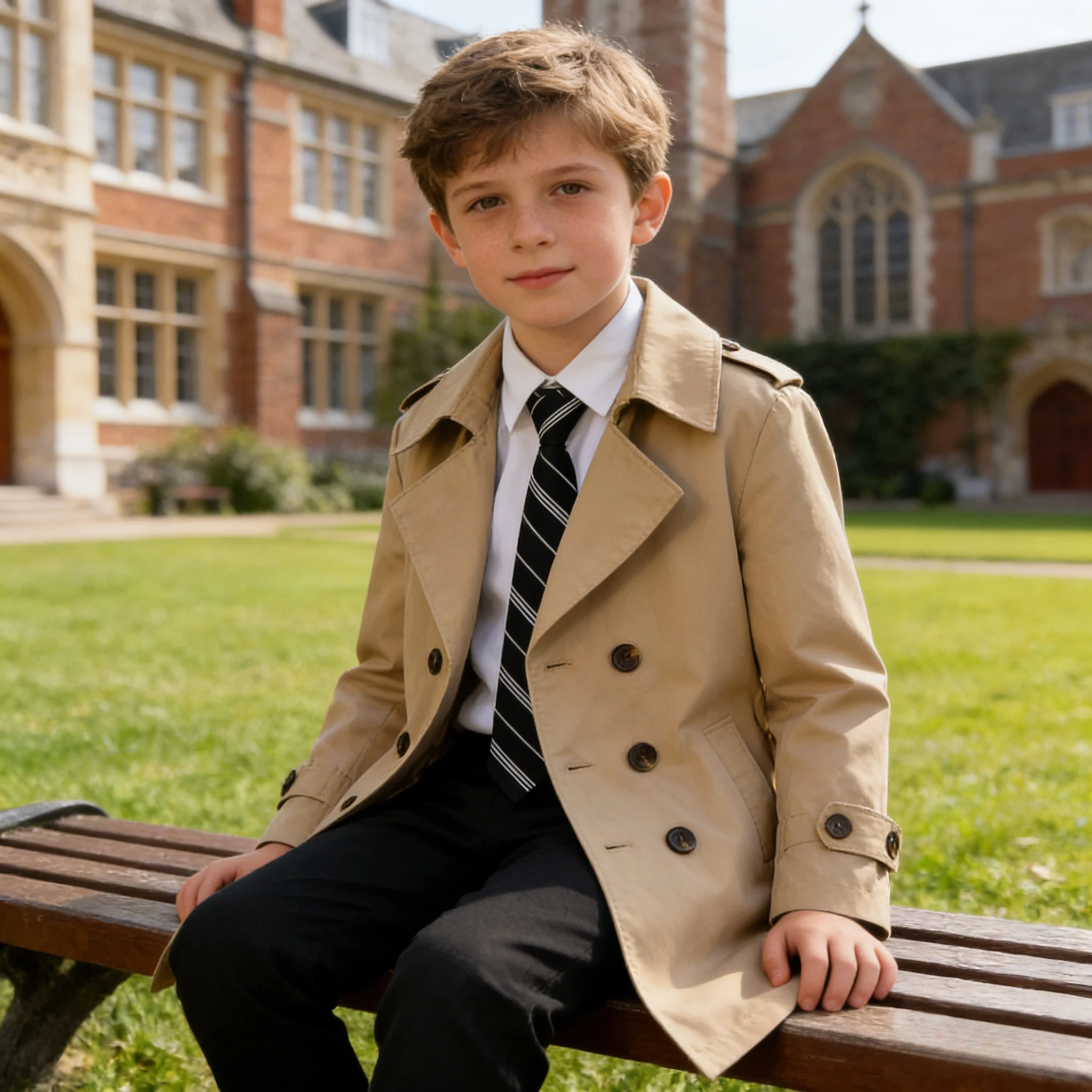 2026 Kids Trench Coat Boys Long Stylish Windbreaker British Retro Autumn Winter Coat Fashion Outerwear for Children (2-14 Years)