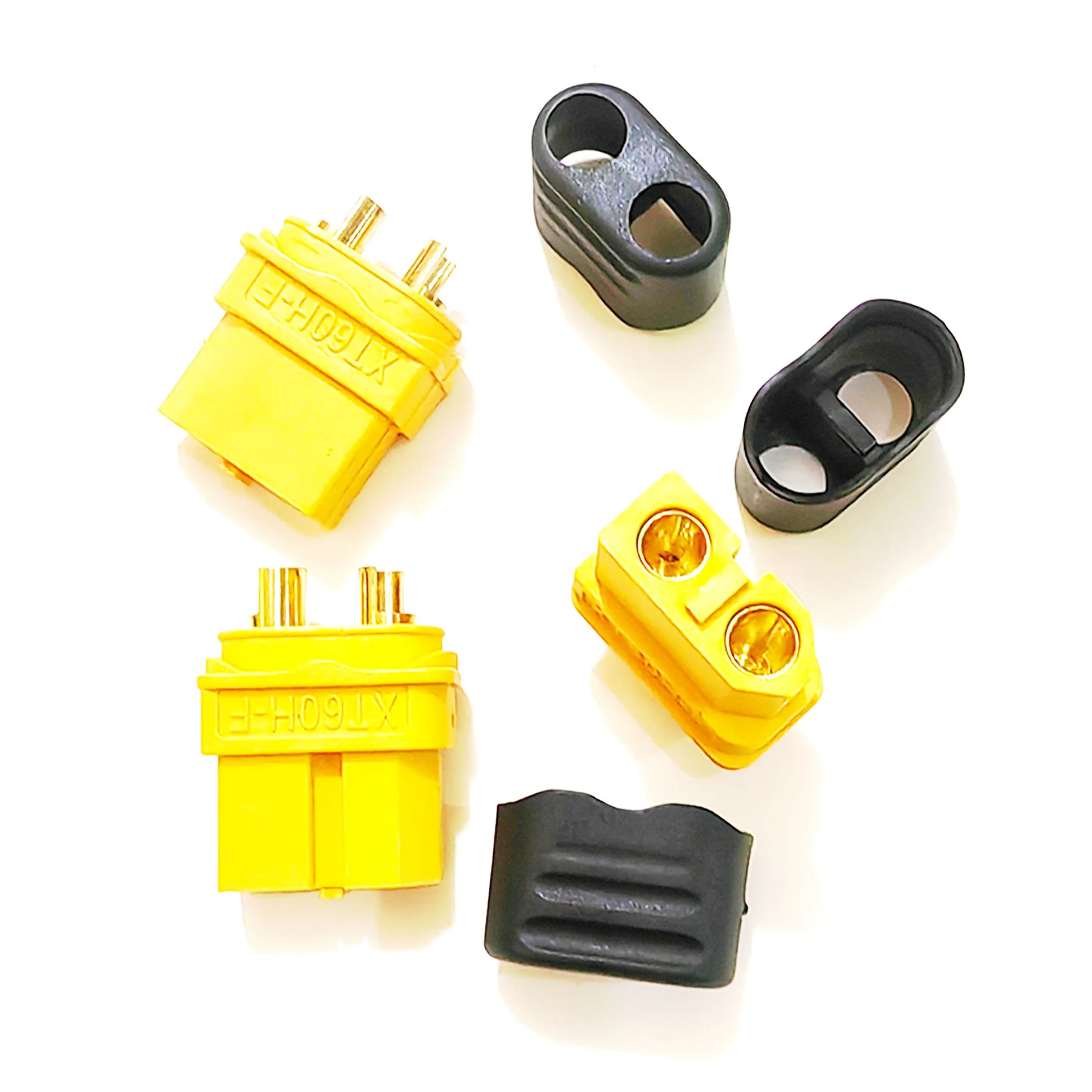 5PCS XT60H (XT60 Uograde) Male Female Bullet Connectors Plugs for RC Lipo Battery Rc Drone Airplane Accessories XT60 Connector