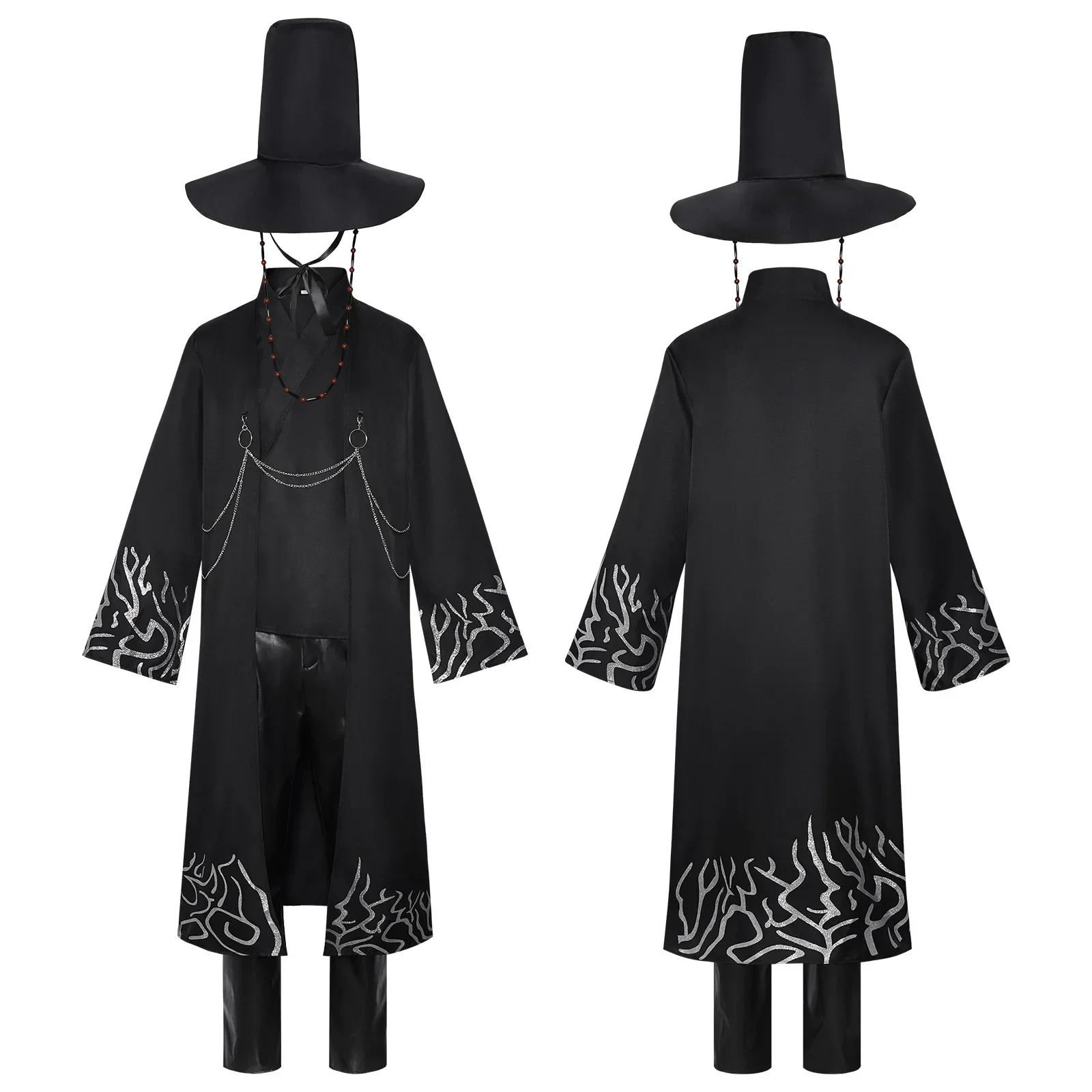 Halloween  2026 Anime Movie Boys Role Play Props Party Cosplay Set for K-POP: Demon Hunters Boys   Party Cosplay Costume Outfit