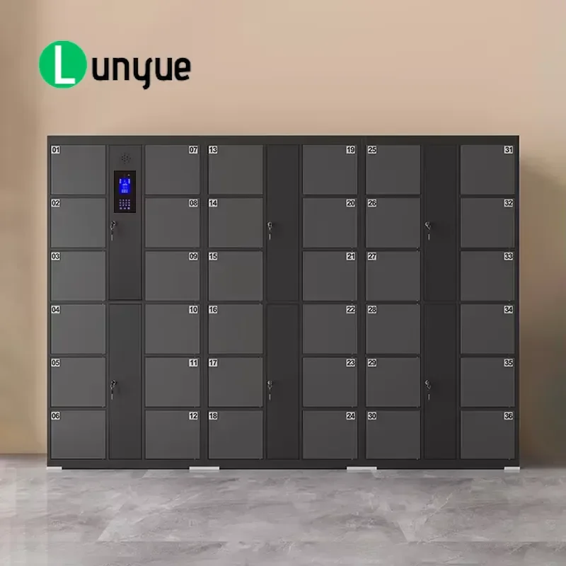 Smart Lockers Coin Password Barcode Digital Small Locker for Gym Spa Locker Room Secure Storage Solution Compact Design
