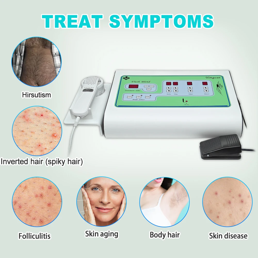 2 in 1 Electrolysis Hair Removal Machine for Women Men