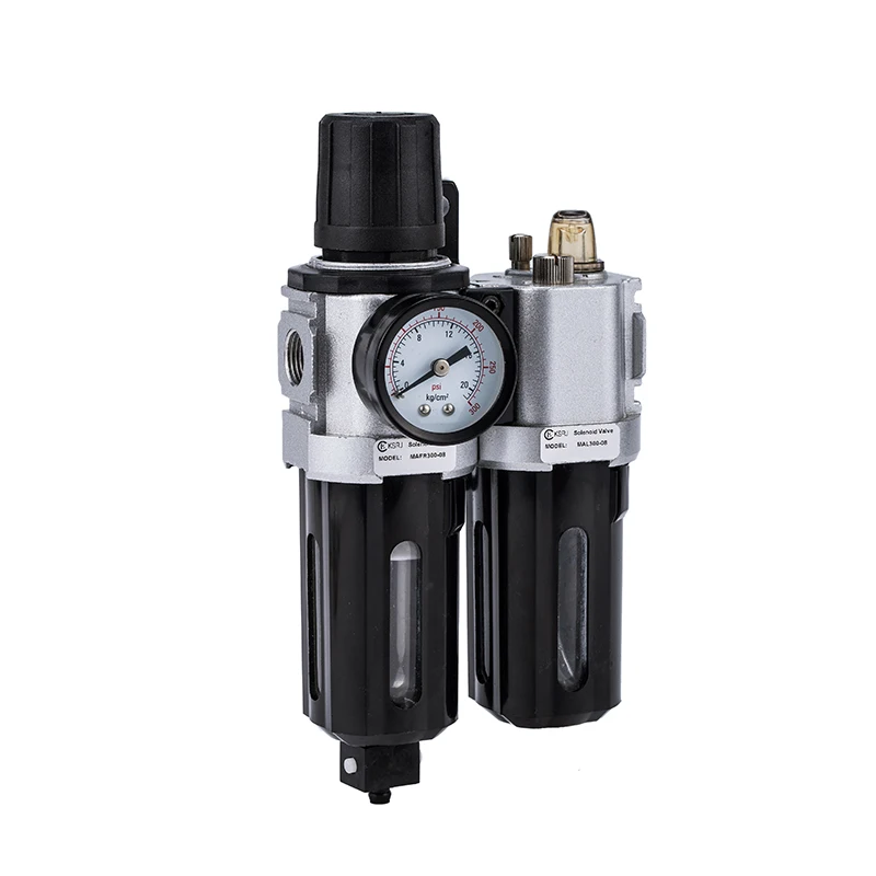 Mindman Type air filter regulator MACP300-08v 10vFRL unit pneumatic component lubricator