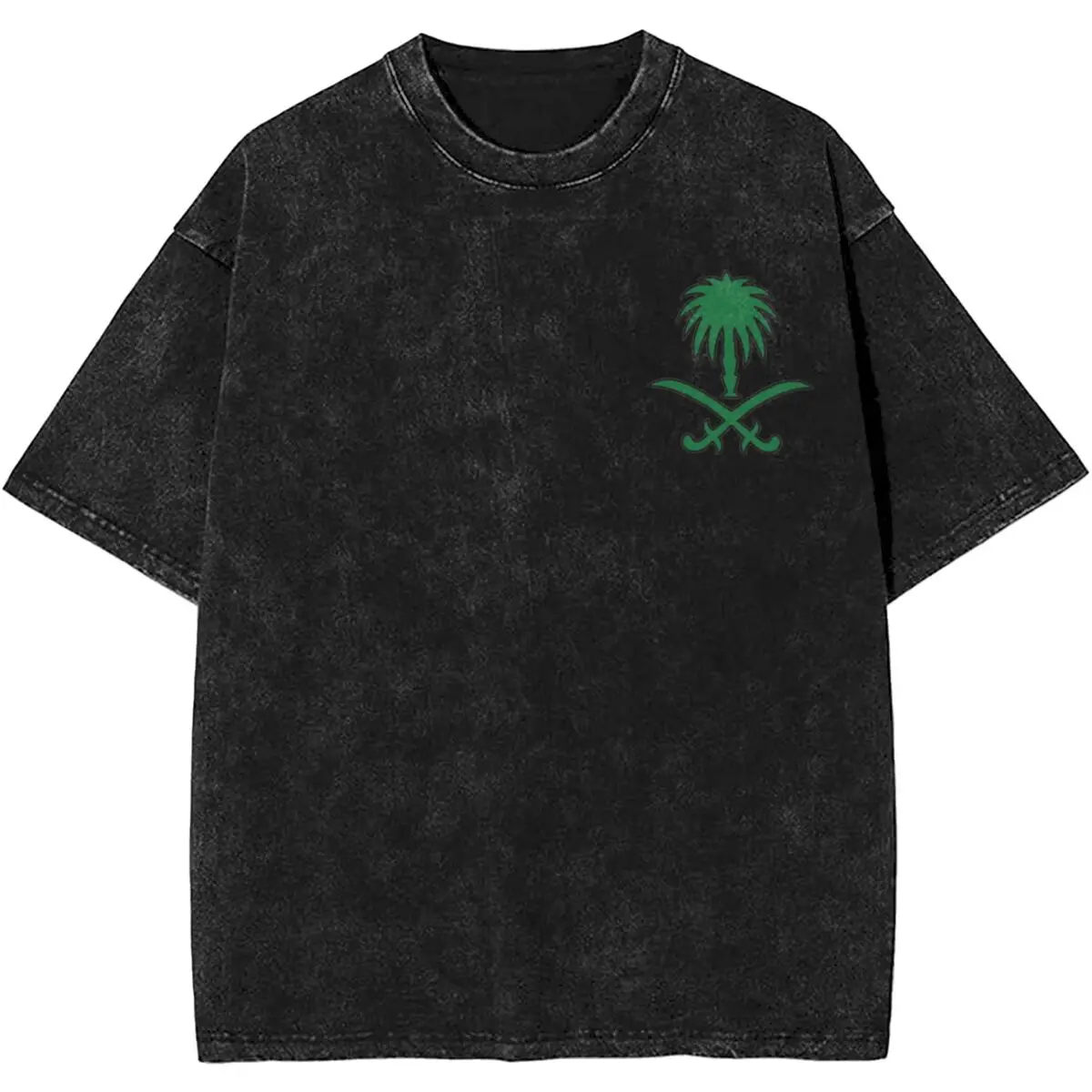 Kingdom Of Saudi Arabia Saudi National Day Merch Washed T Shirt Men Women Streetwear T-Shirt 23 September 1932 Tee Shirt