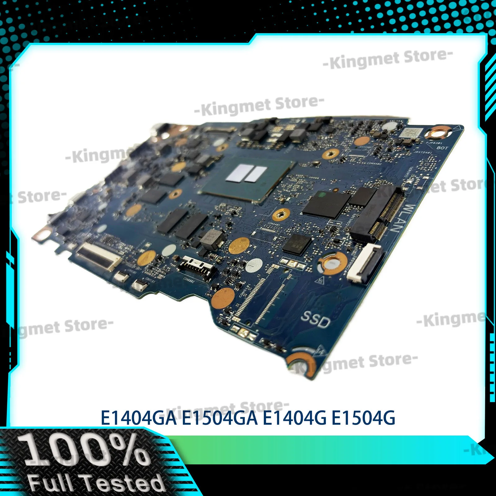 E1404GA Laptop Motherboard For ASUS EeeBook E14 E1404G E1404GAB E1404GA Notebook Mainboard With CPU 100% tests OK fast ship stk