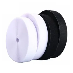 1Pair Nylon 15mm-50mm Black White Fastener Tape Hook and Loop Tape Cable Ties Clothes Curtain Shoe Sewing Accessories 1 Yard/lot