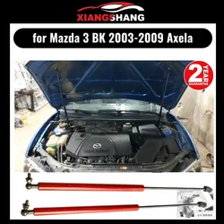 for Mazda 3 BK 2003-2009 for Mazda3 Axela Front Bonnet Hood Modify Gas Struts Carbon Fiber Spring Damper Lift Support Absorber