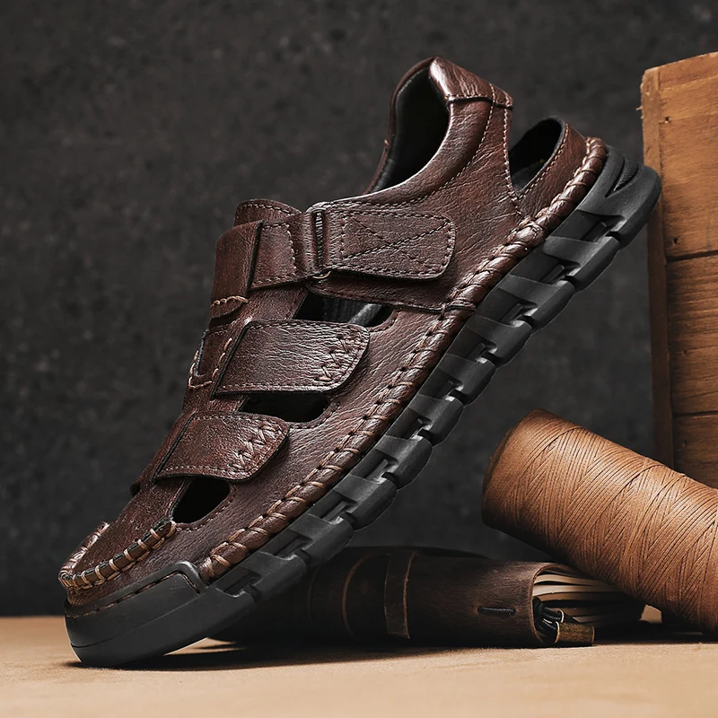 

Men's Big Size 45-46 Summer New Hollowed Breathable Clogs - Non-Slip Outdoor Casual Beach Sandals