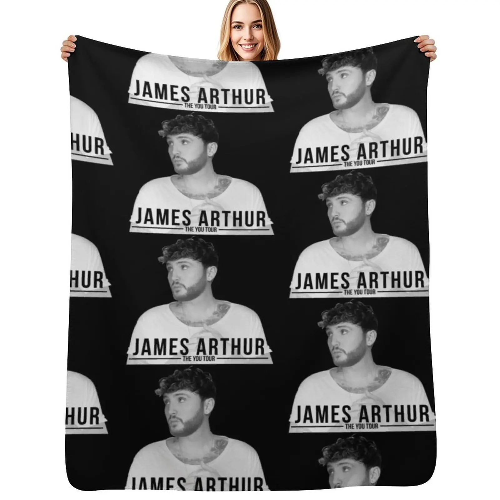 JAMES ARTHUR - THE YOU TOUR Throw Blanket Warm Comfortable Blanket Gift for Parents Friends