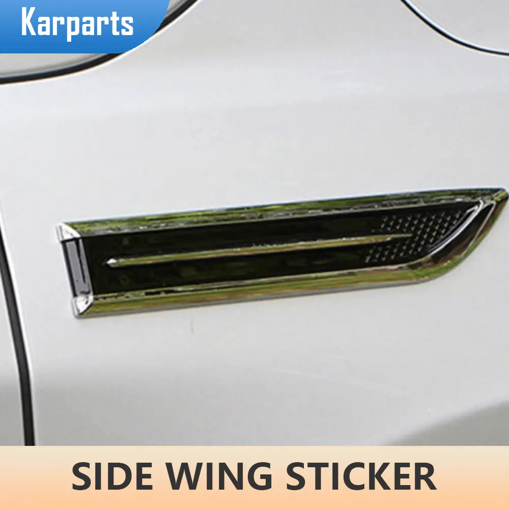 

2Pcs Car Side Wing Metal Emblem Sticker Decoration Badge Trim for Jeep Renegade 2014 - 2021 Car-Styling Accessories