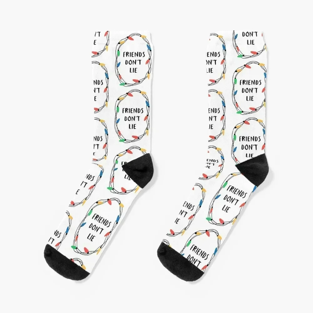 

Friends don't lie Socks Climbing Wholesale Lots funny gift Boy Socks Women's set hiking man Socks For Man Women's
