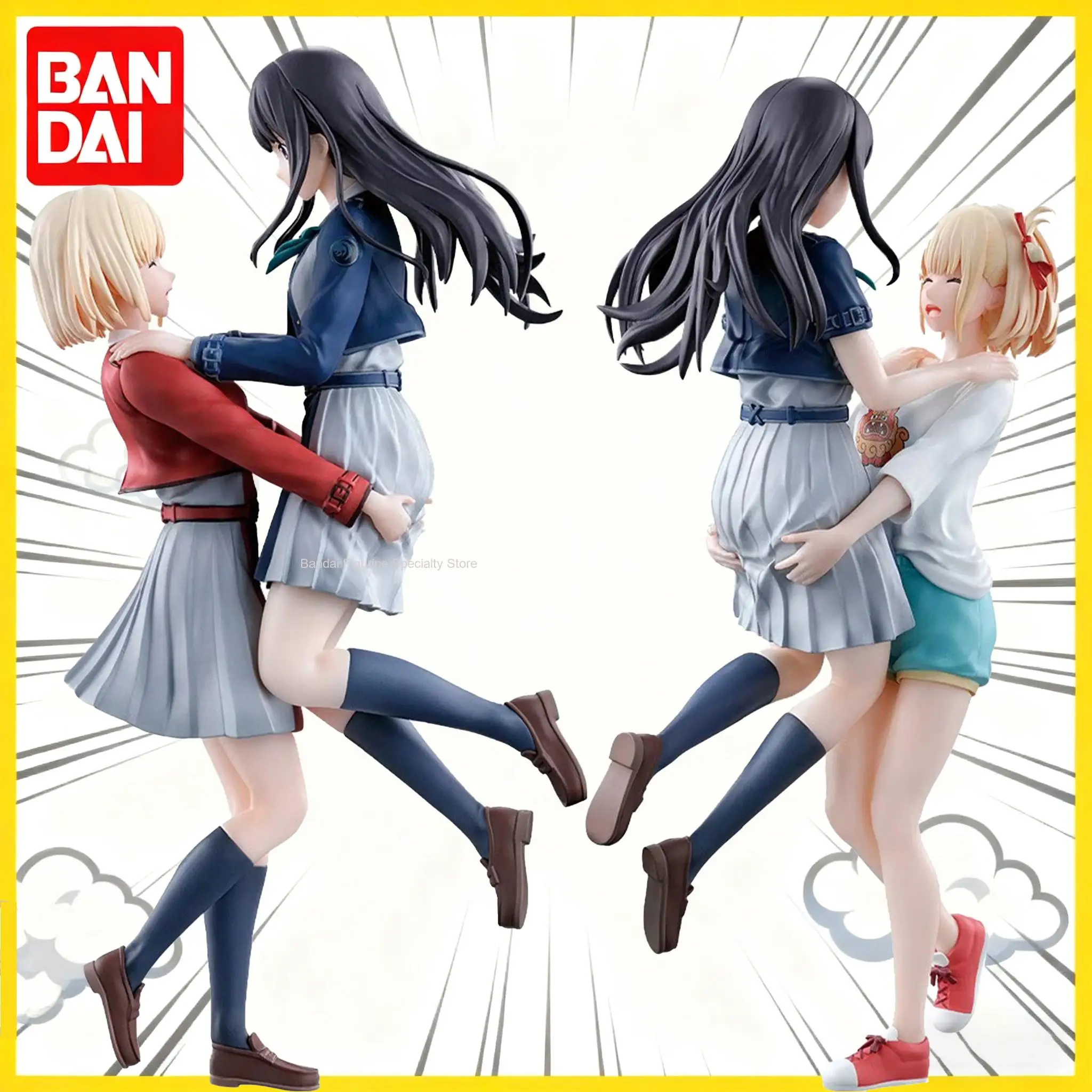 

Подлинная фигурка Bandai Spirits Ichiban Kuji Lycoris Recoil Inoue Takina & Nishikigi Chisato — оригинал в наличии, детский подарок