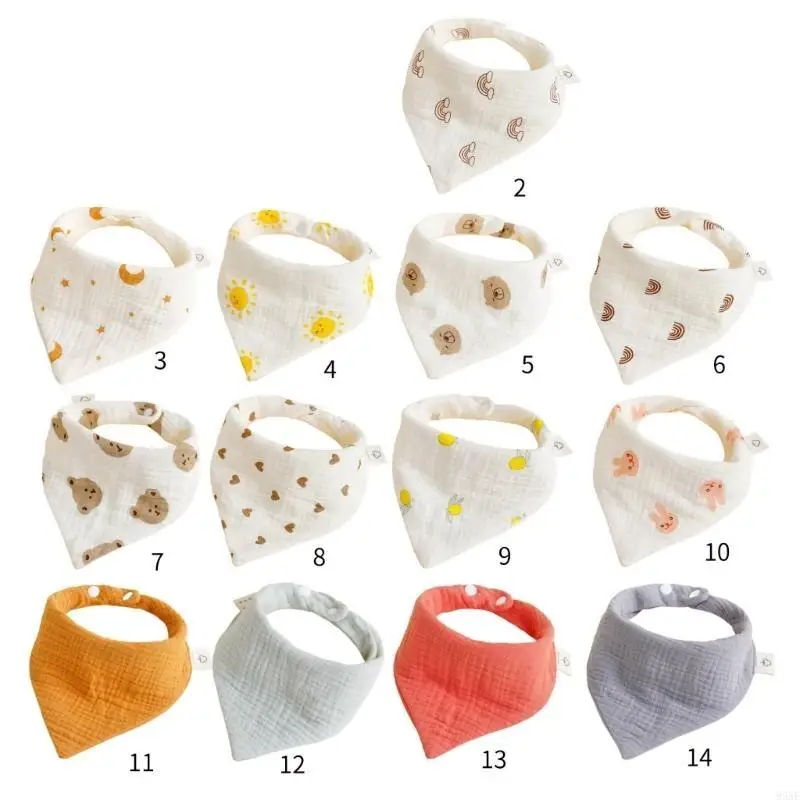 95ae baby burp cloths pibs bibs kid اطفان المثلث حديث الولادة bandana bibs