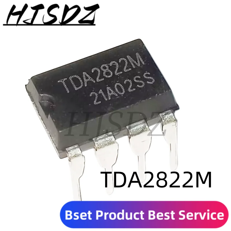 10 piezas TDA2822M DIP8 TDA2822 2822 DIP-8 DIP nuevo y original IC Chipset