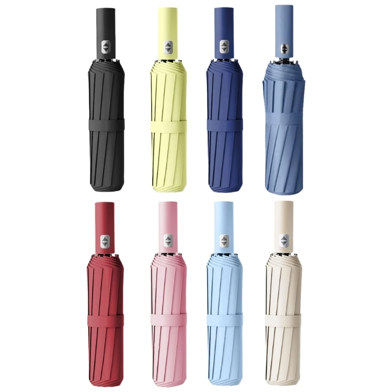 Automatic Open Close 24 Rib Automatic Umbrellas with Protective Coating for Everyday Use