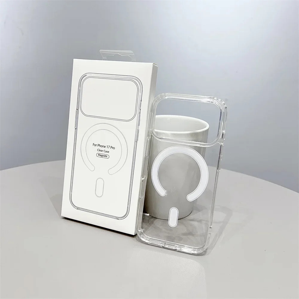 Original Transparente Magnetische Handyhülle für Magsafe für iPhone 18 Pro Max 17Pro 16 15 14 13 12 11 Klare Kabellose Ladehülle – Detail 10