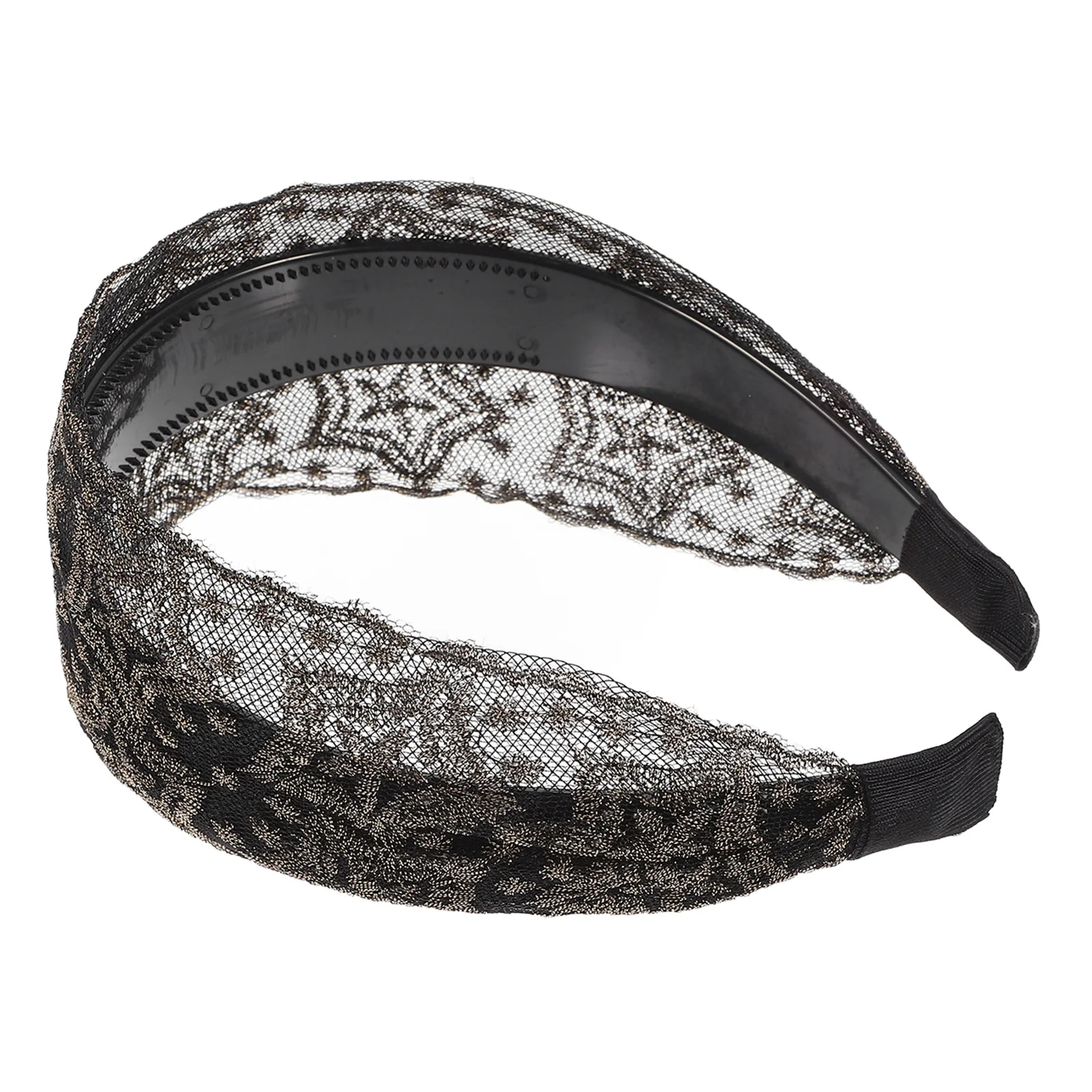 Chic Wide Headband Women Hair Decorations Versatile Stylish Appearance Ideal Present Girlfriend Wife Wide Lace Headband