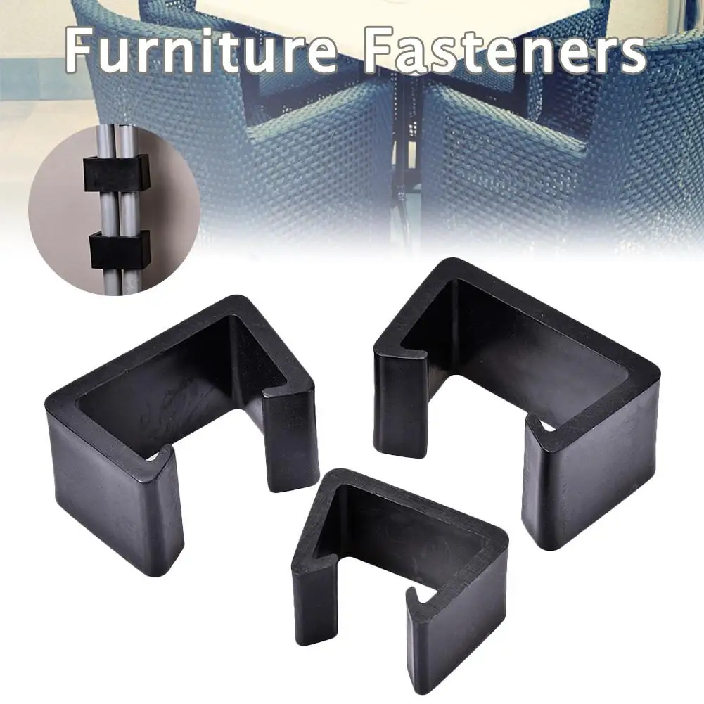 Sujetador de plástico para muebles, Clip para muebles resistente al calor, Clip para muebles de mimbre para Patio exterior, sujetadores para sillas, Clip para mimbre