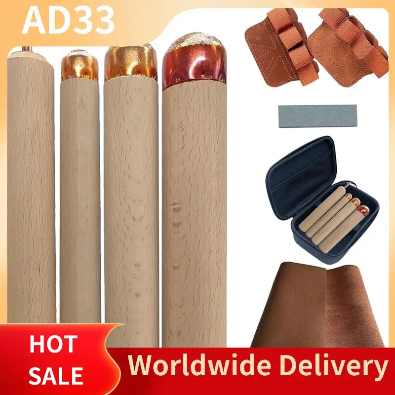 Top Deals Dragon Crystal Stone Age Toolkit–Knapping Tools Kit Obsidian Crafting Tool Pressure Flaker,Copper Boppers For Both Pro