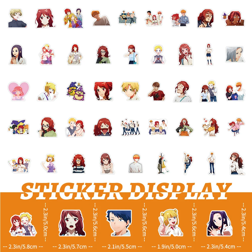 10/30/50pcs Romance Killer Anime Stickers Girls Anzu Hoshino Stickers Laptop Skateboard Luggage Hijiri Koganei Kazuki Decal Toys