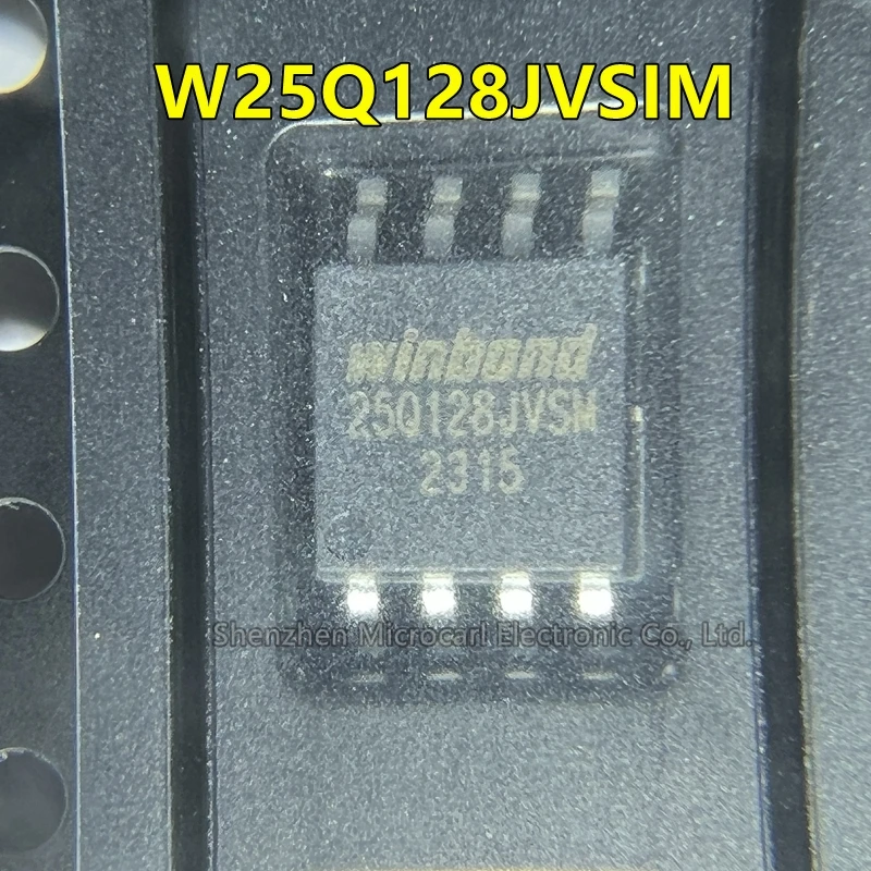 20PCS Brand New Original W25Q128JVSIM SOP-8 NOR FLASH Non-Volatile Flash Memory 25Q128JVSM