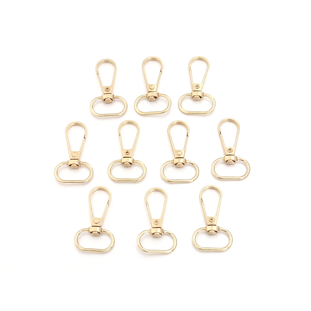 10 Stück Metall-Taschenriemen-Schnallen, Karabinerhaken, Schnappverschluss-Verbinder für DIY Schlüsselanhänger, Schlüsselringe, Taschenzubehör – Detail 8