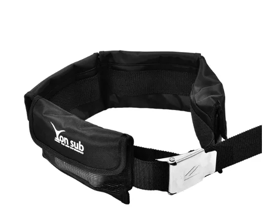 Diving Weight Belt Portable Snorkeling Diving Weight Belt Bag with Pocket Quick Drying Waist Hanging Swimming Accessories