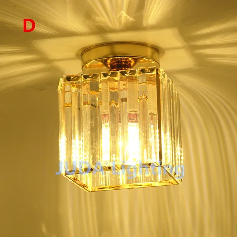 Ceiling lamp Entrance light Corridor light Aisle crystal Downlight Indoor lamp base Bedroom light Cloakroom led light chandelier