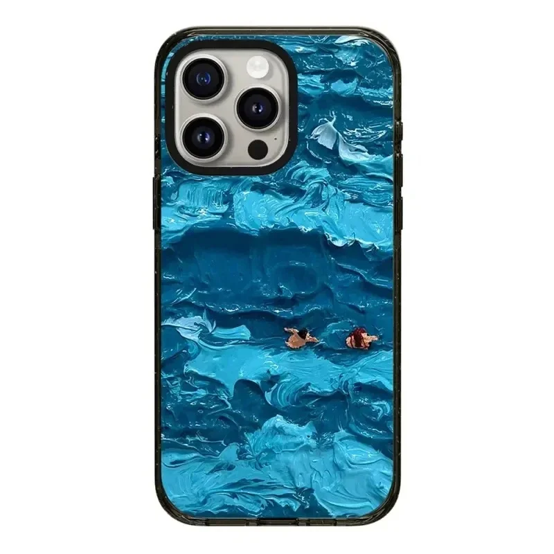 Ocean 2.5 Acrylic Phone Case Cover for iPhone 12 13 14 15 16 Pro Max Case for iPhone 16 Pro Max