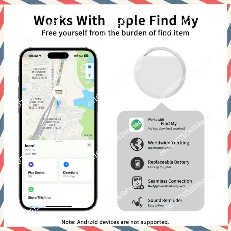 

-A21Z 4 шт. Smart Air Tag GPS трекер ключ Finder GPS глобальное позиционирование Bluetooth мини GPS трекер поиск мешков для домашних животных для IOS