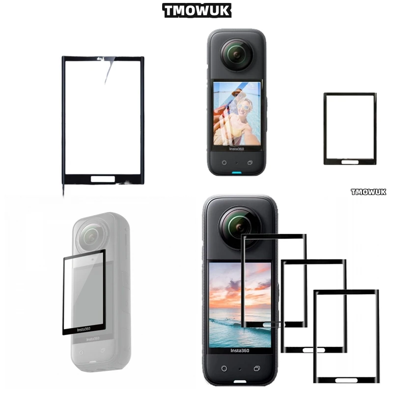 

For Insta360 X3 X4 X5 GPS - PMMA 3D Curved Soft Protective Film, Full Cover, Scratch - Proof