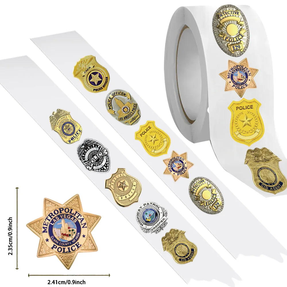 500Pcs Police Badge…