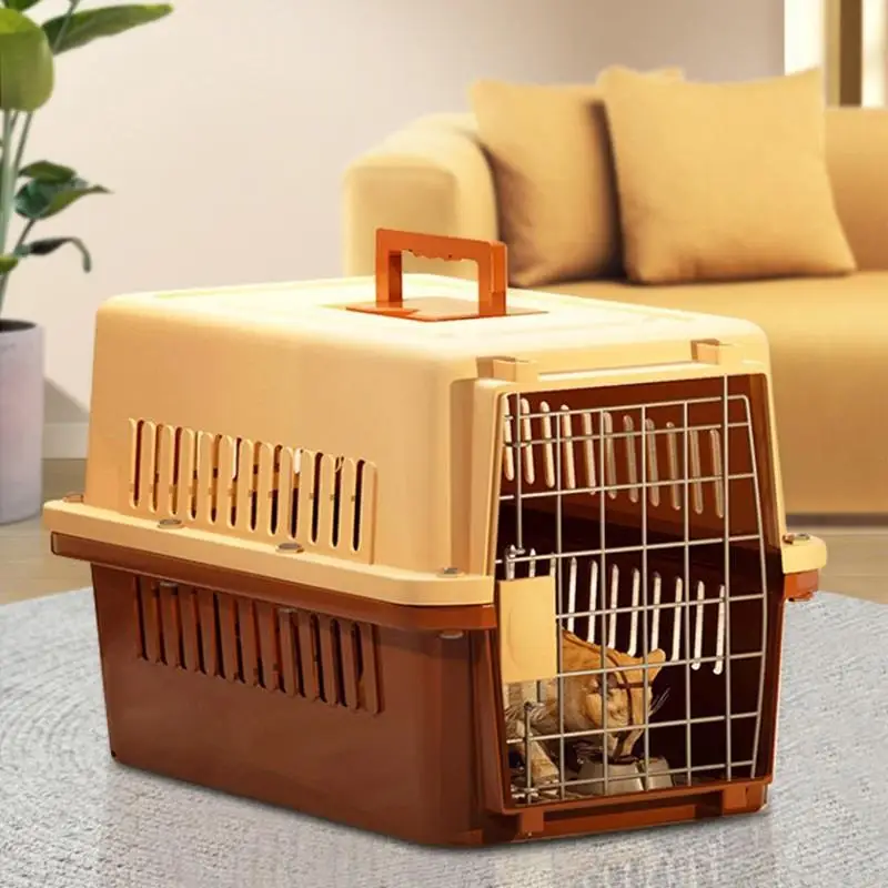 Pet Airline Box Cat Travel Portable Bag Travel Check-in Box Cat Cage Dog Cage Small Dog Transport Box