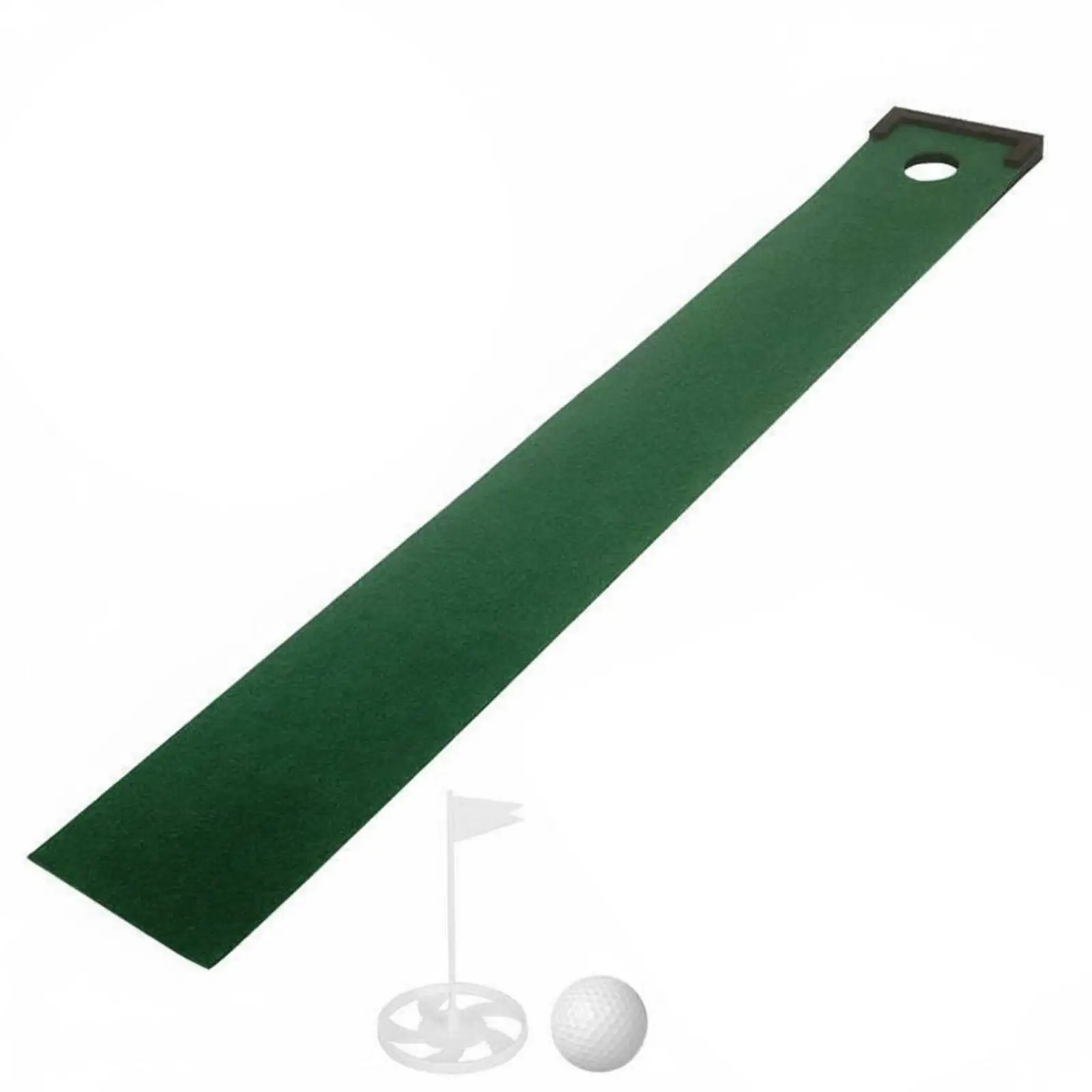 Golf Training Swing Mat Premium Roll Putting Trainer with Guard Baffle for Effective Practice Sessions