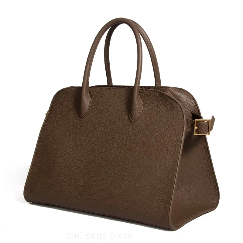 Sacs fourre-tout pour femmes, sacs à main de luxe en cuir véritable, sac à bandoulière de voyage de grande capacité, design Unique pour les déplacements au bureau, 2025