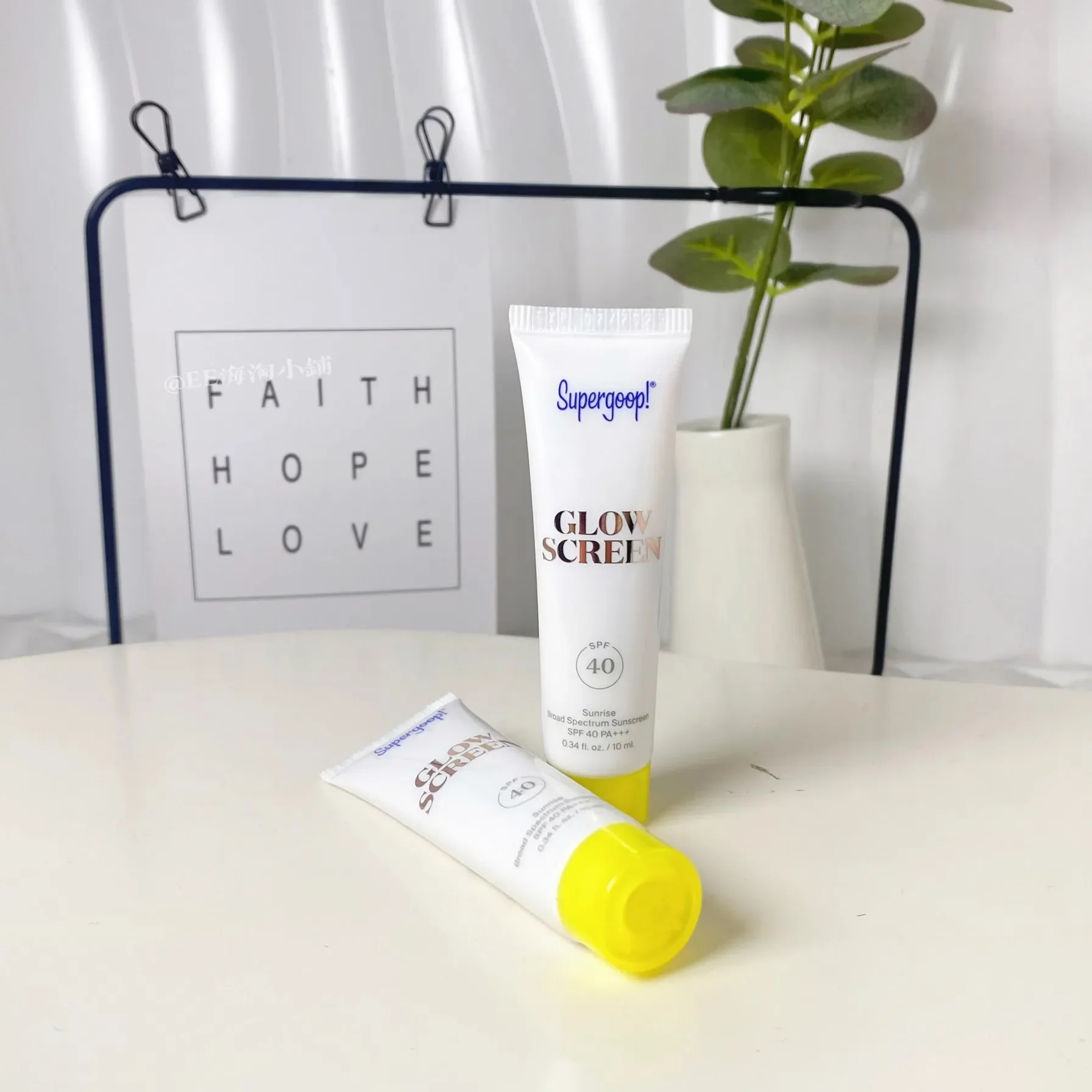 

SPF40 10 мл Размер образца GLOW SCREEN Glow Tinted Super Goop Солнцезащитный крем для предварительного макияжа Анти-синий свет