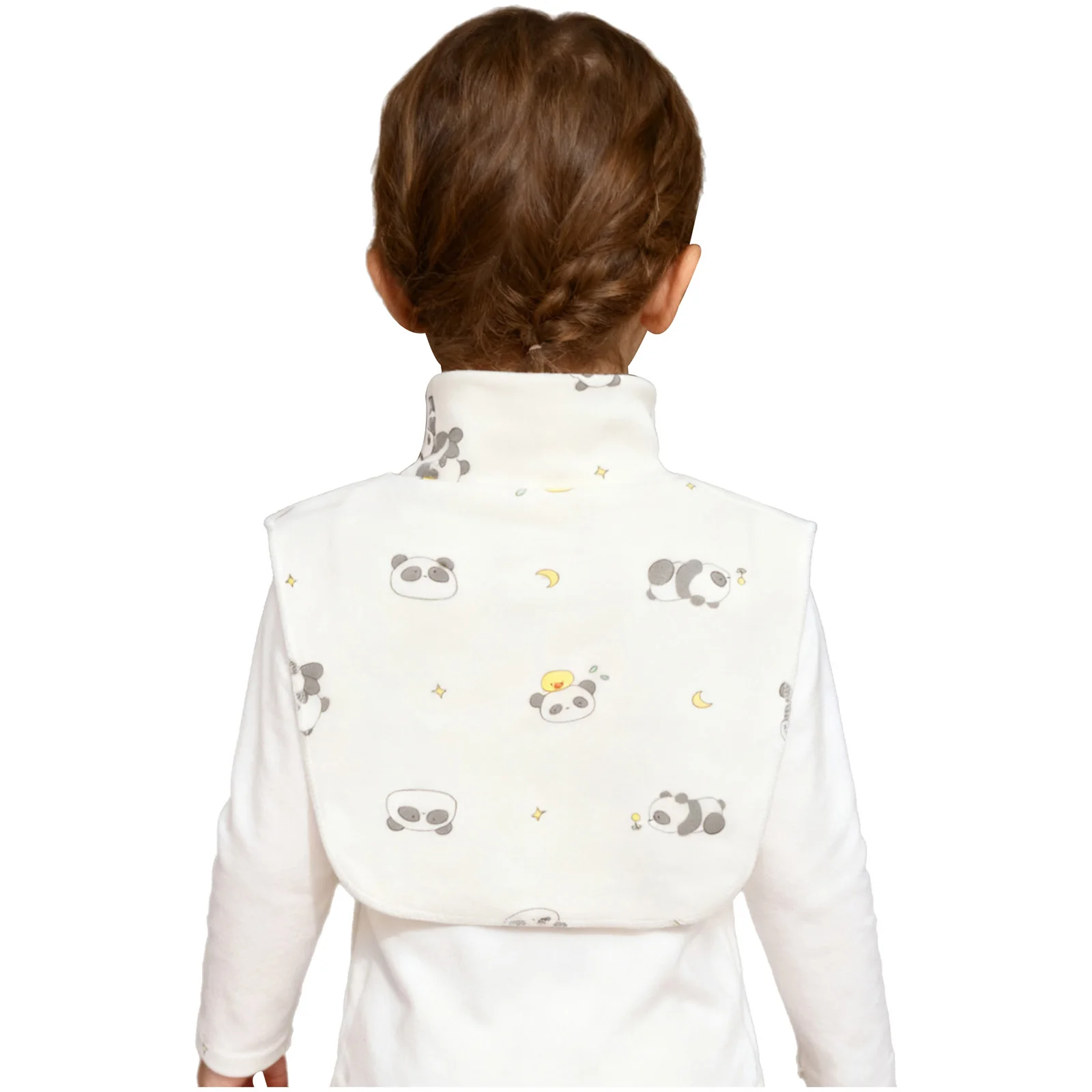 Kleinkind Baby Niedlich Bedruckte Lätzchen Dickey Frühling Herbst Warm Winddicht Mock Neck Abnehmbarer Schal Hals Abdeckung Kinder Spucktücher
