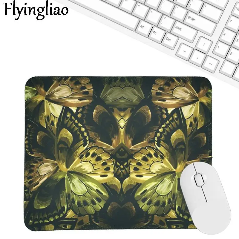 Vintage Butterfly Mouse pad anti slip waterproof 21 * 26cm mouse pad school supplies office accessories office desk set