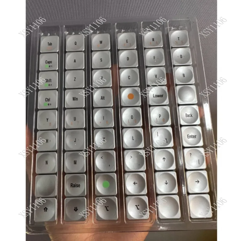 LAK LCK Low-Profile Keycaps Custom Fit for Cornix Cross-Switch Mechanical Keyboards