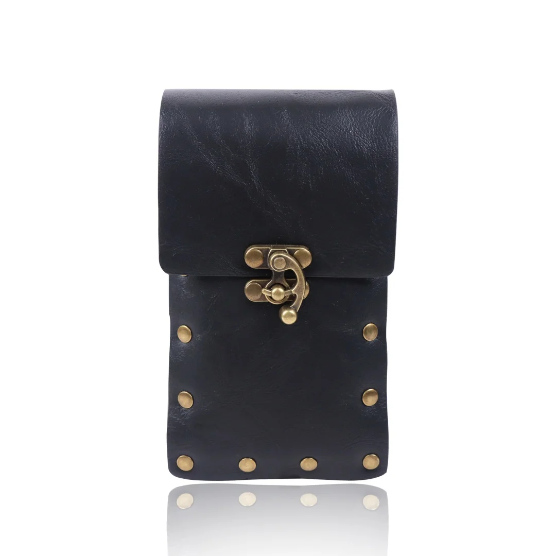 UYEE Renaissance-Accessoires für Herren und Damen, Wikinger, mittelalterliche Gürteltasche, Lederarmschienen, Wikinger-Kostüm, Herren-Accessoires für Halloween