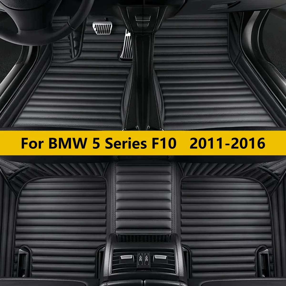 

Car Floor Mats For BMW 5 Series F10 2011 2012 2013 2014 2015 2016 Auto Accessories Leather Matts Foot Carpet Pads Full Set