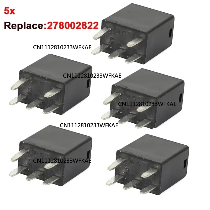 5X Relay 5 Pin For Ski-Doo For Can-Am Renegade 278002822 Relay For Sea-Doo For Ski Doo 4-TEC RXP-X RXT-X GTX WAKE Spark GTS