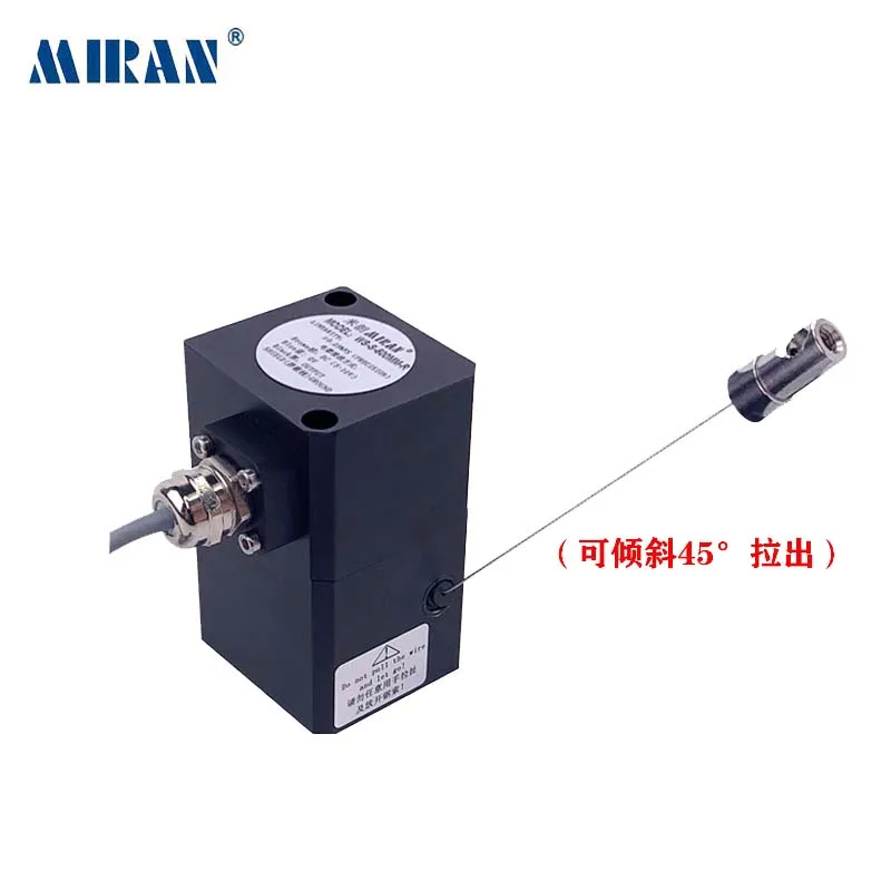 Miran Draw Wire Encoder WS Linear Position Transducer 100-800mm Stroke Analog Output Sensor Free Shipping