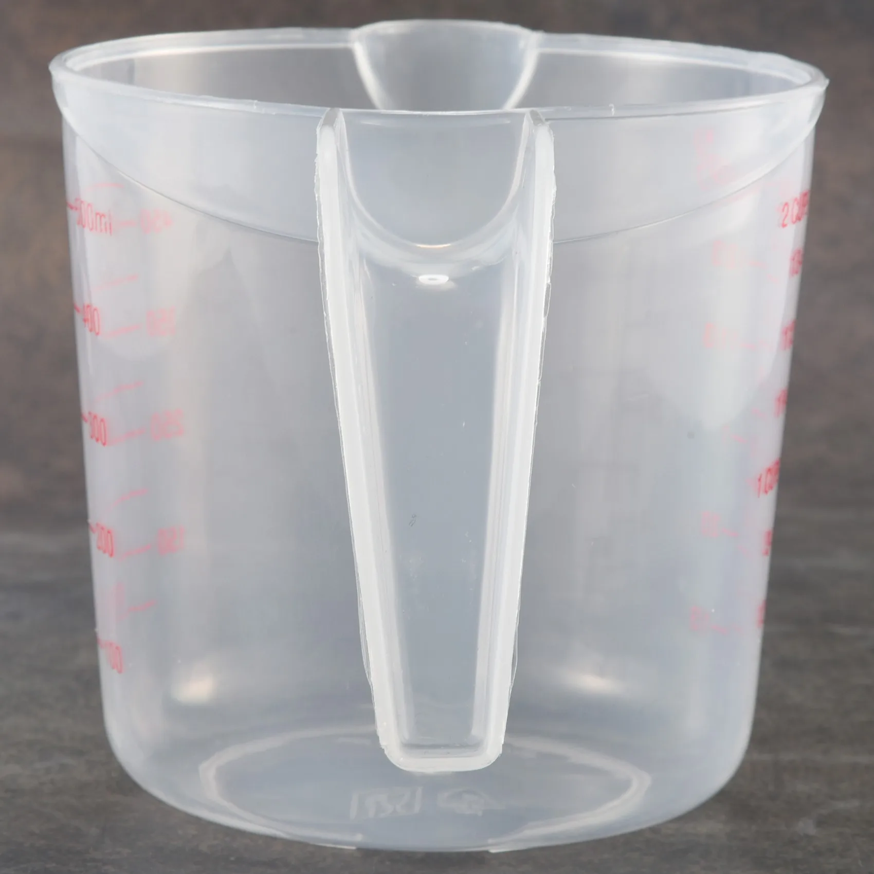 A51M-3Pc Plastic Measuring Jug Set Large 4 Cup, 2 Cup And 1 Cup Capacity BPA Free Measuring Beakers With Angled Grip Essential K
