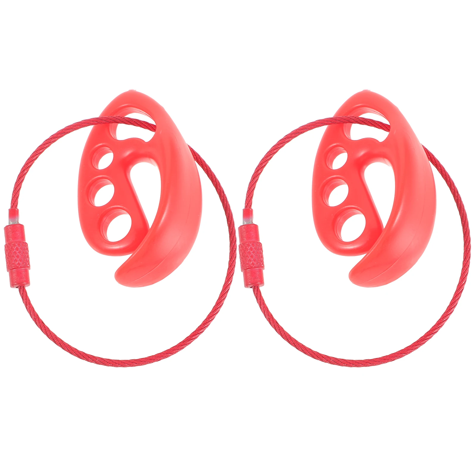 

2Pcs Flying Disc Clips Portable Wear-resistant Compact Outdoor Carrier for Daily Use Small Holder Disc Accessory