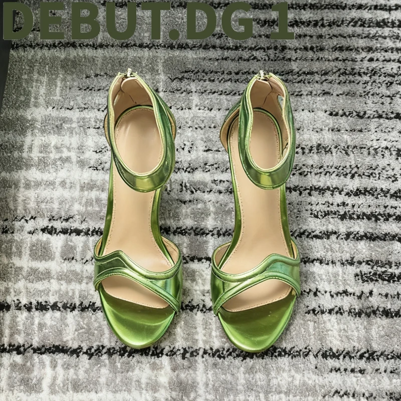 Italian Craftsmanship High Heel Sandals Elegant Fashion Design Vibrant Colors Premium Leather