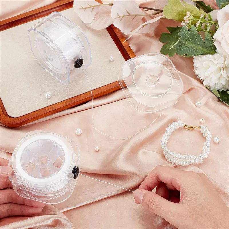 

Intuitive 218 Yards String For Bracelet Beading Thread Seed Bead Thread Nylon Sewing String With Organizing Case 0.2Mm